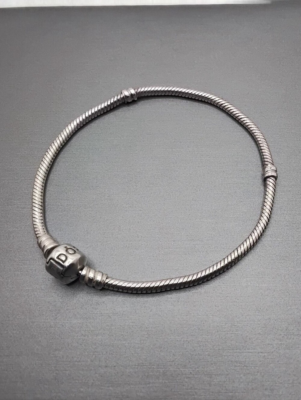 Authentic Pandora Snake Chain Bracelet 8"